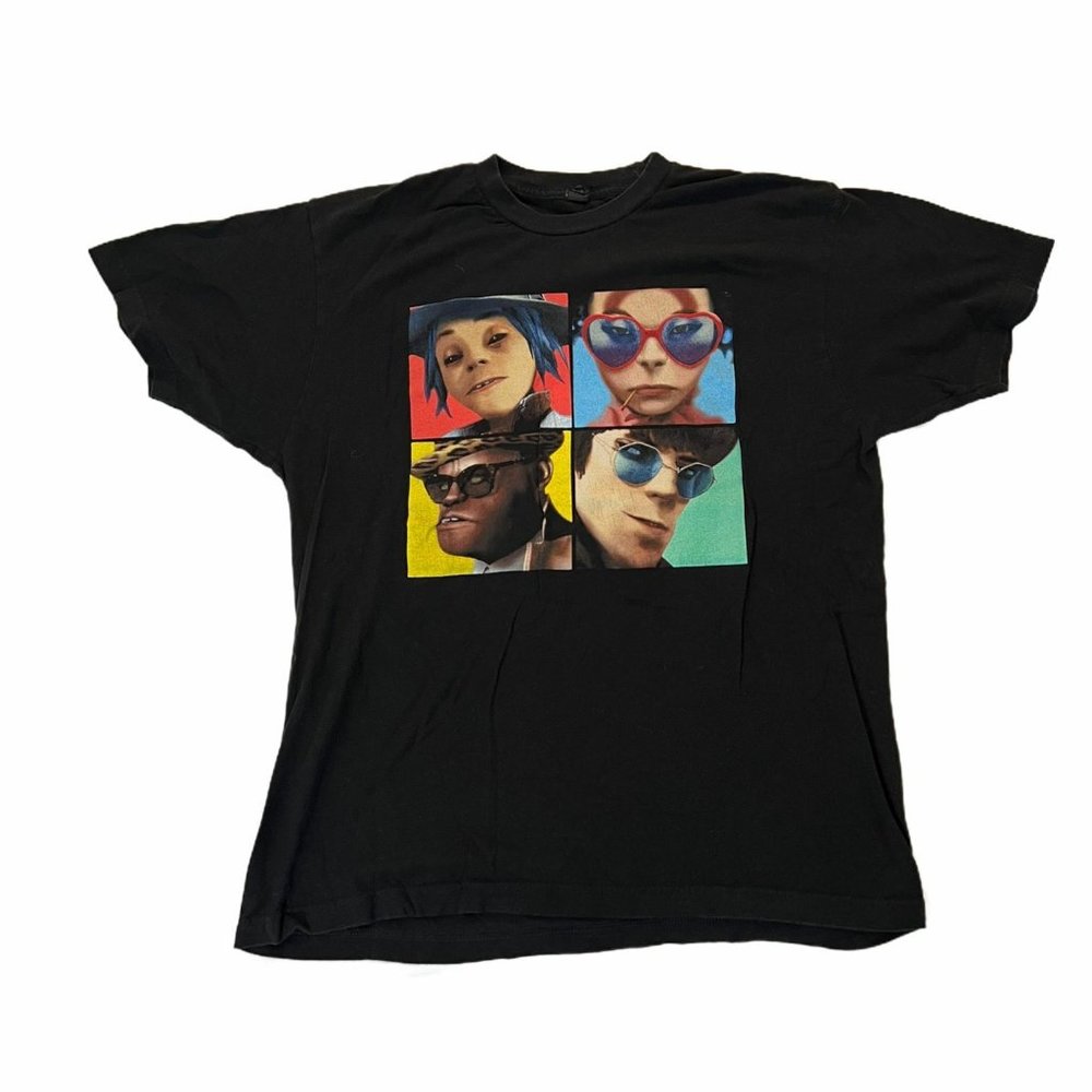 Gorillaz - Humanz - 2017 (L) Vintage T-Shirt